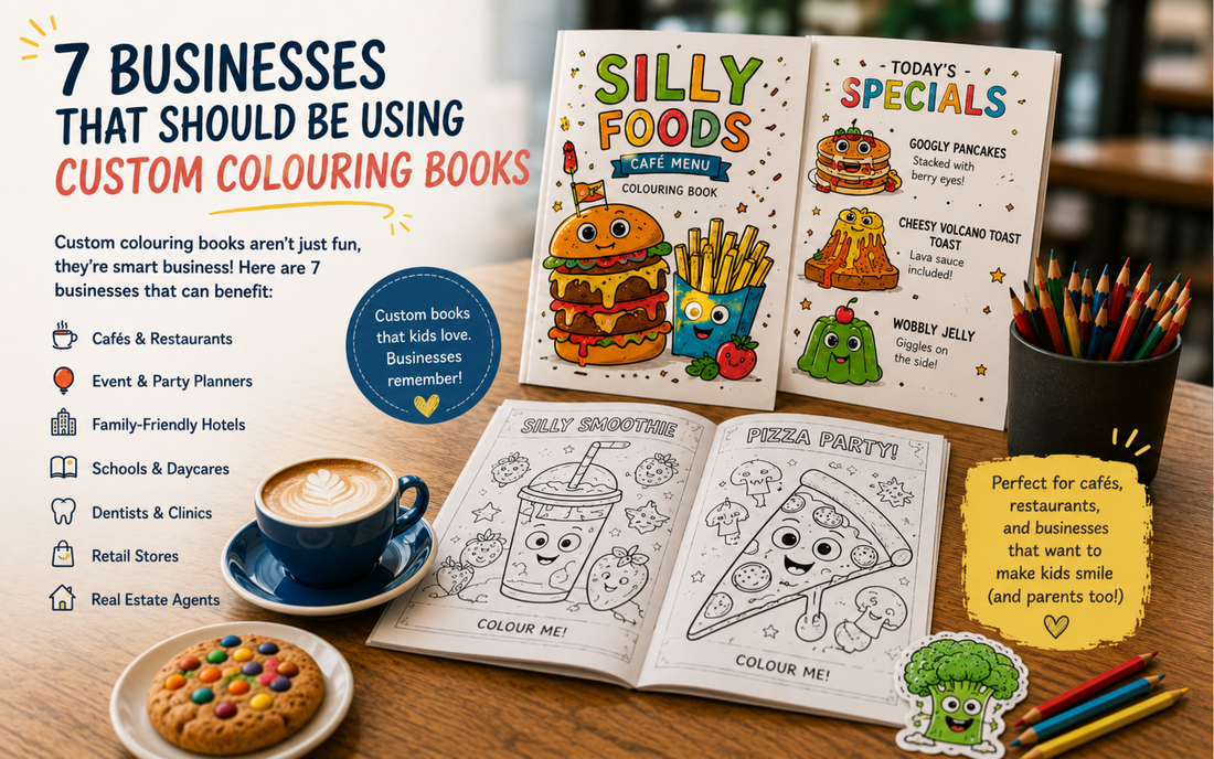 7 Businesses That Should Be Using Custom Colouring Books